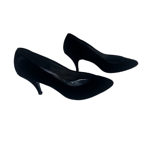 Colorful by Cin Cin Women’s 8.5 B Black Velvet 3” Heels Pumps Elegant  Heels - Picture 5 of 11